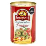 Aceitunas con pimientos EMIGRANTE,120g
