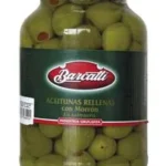 Aceitunas BARCATTI, sachet 100g, Frasco 320cc