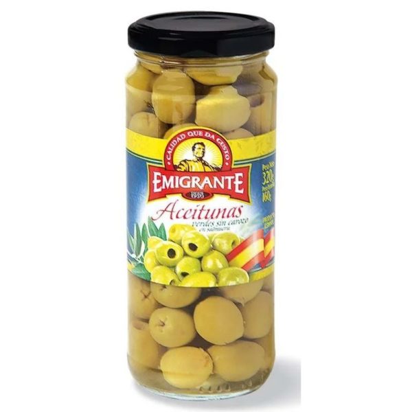 Aceitunas gordal EMIGRANTE sin carozo 320 g