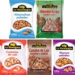 Almendras castañas de cajú, avellanas y nueces LA ABUNDANCIA 100g, y 200g
