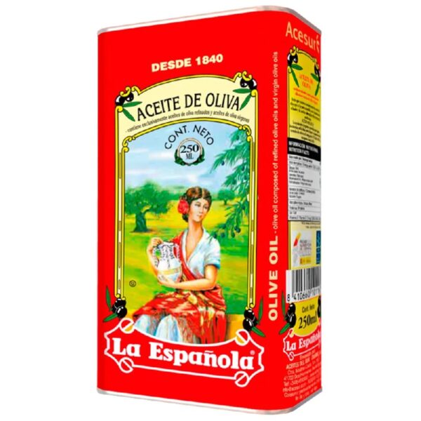 Aceite de oliva refinado con extra virgen LA ESPAÑOLA 250ml, 500ml,1L