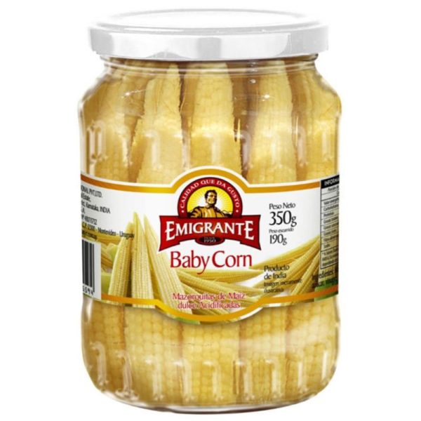 Baby Corn (mini choclo dulce) EMIGRANTE 350g Baby Corn EMIGRANTE 350g