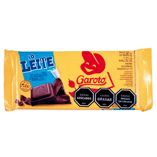 Chocolates tabletas GAROTO 16g, 80g, 150g