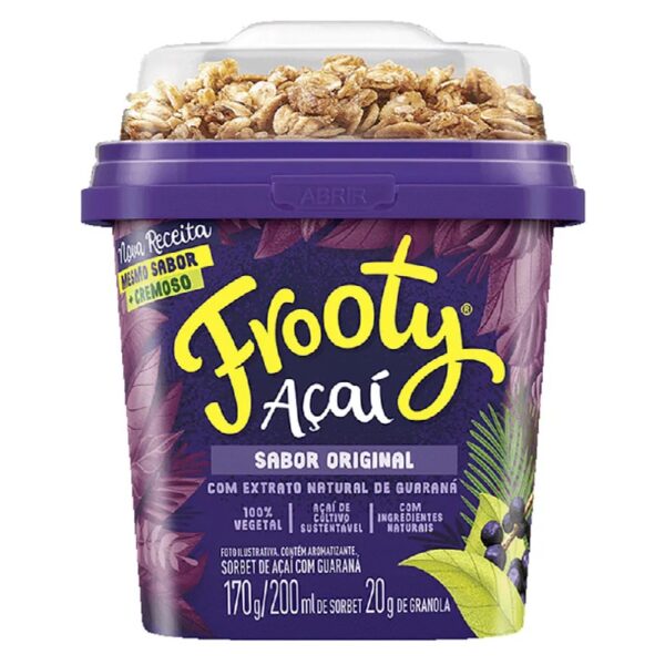 Acai con cereales FROOTY helado a base de agua 200g