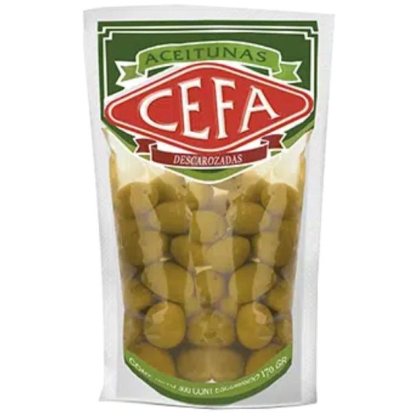 Aceituna sin carozo CEFA 170g, 400g y 1k
