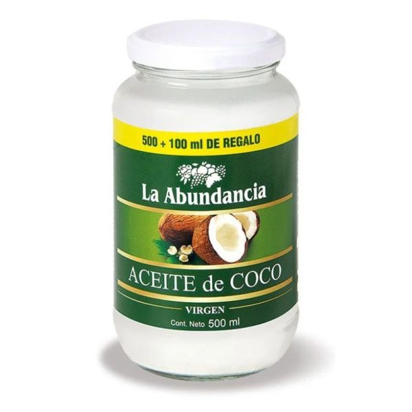 Aceite de Coco LA ABUNDANCIA Virgen 600 ml Aceite de Coco LA ABUNDANCIA Virgen, 600ml
