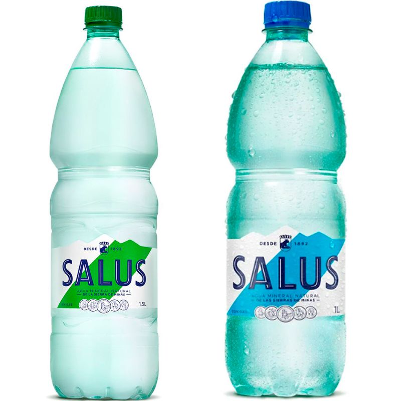 Agua SALUS con y sin gas 600ml, 1l, 1.5l, 2.25l, 6.25l: imagen 1
