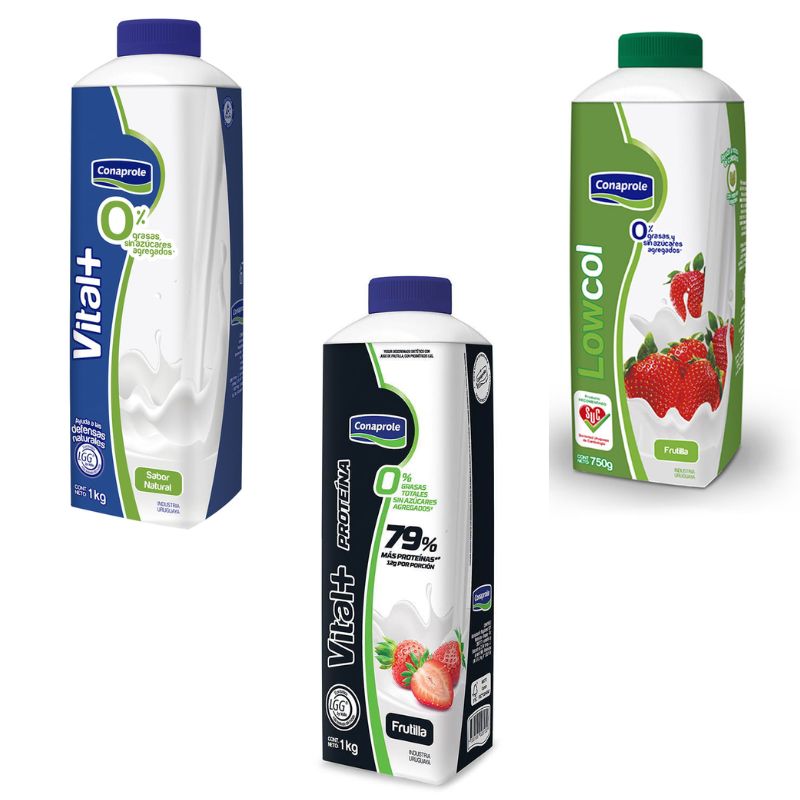 Yogur Biotransit- Vital+ CONAPROLE 750ml y 1L: imagen 1