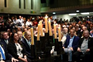 Emotivo acto recordó la Noche de los Cristales.